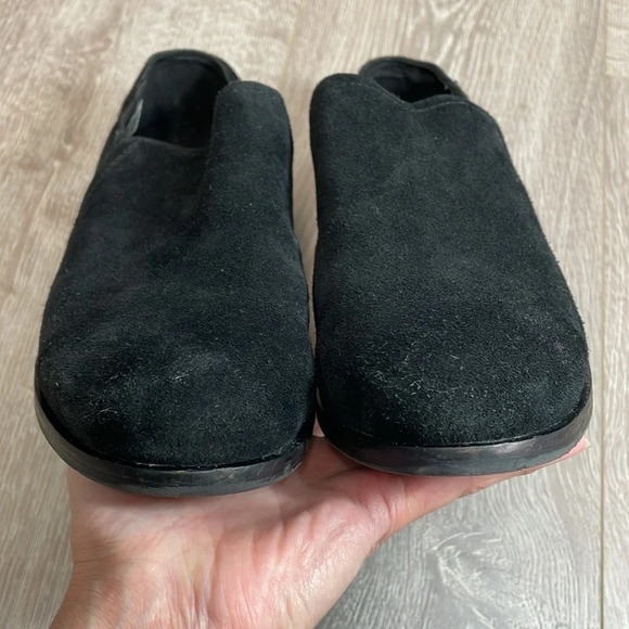 Toms Shaye Black Suede Low Ankle Bootie Loafers 11 - Picture 15 of 15